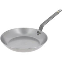 BRATPFANNE Mineral B Element - ø 26 cm - Ohne Antihaftbeschichtung - Silberfarben, Metall (26cm) - De Buyer