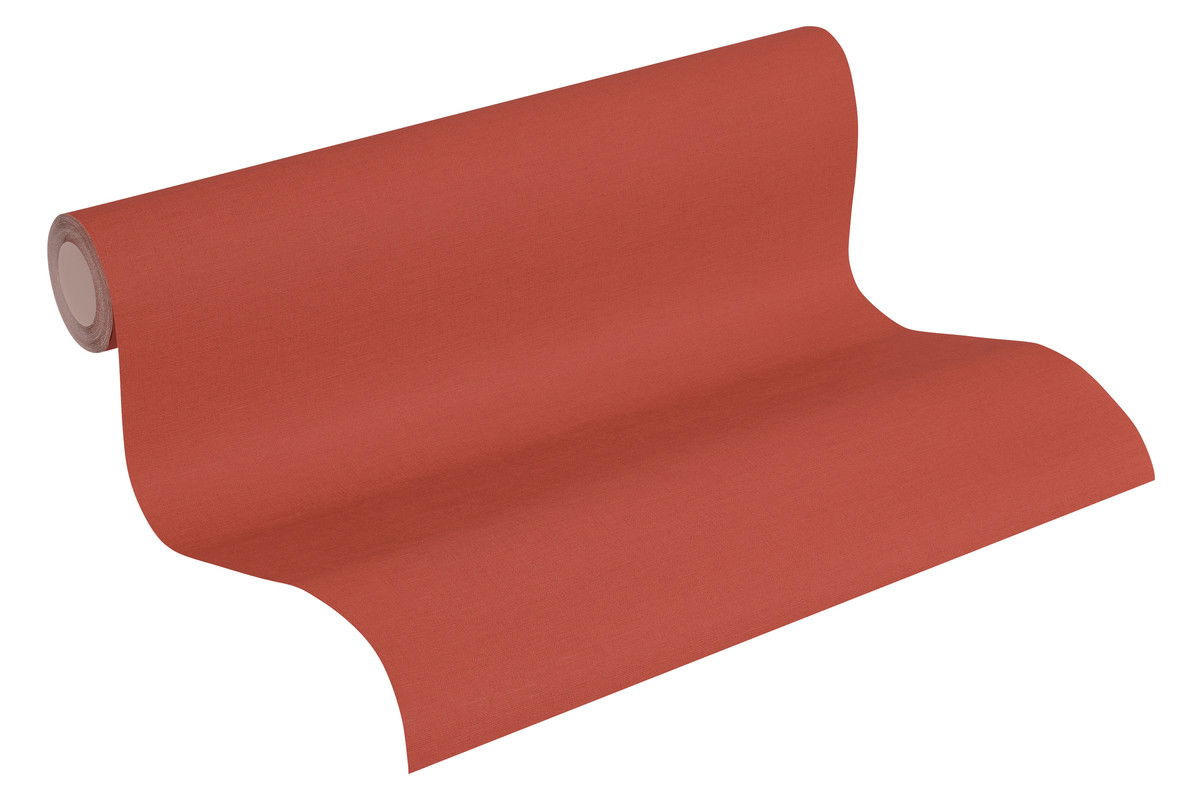 VLIESTAPETE Rot 53/1005 cm - Rot, Textil (53/1cm) - KUNSTLOFT