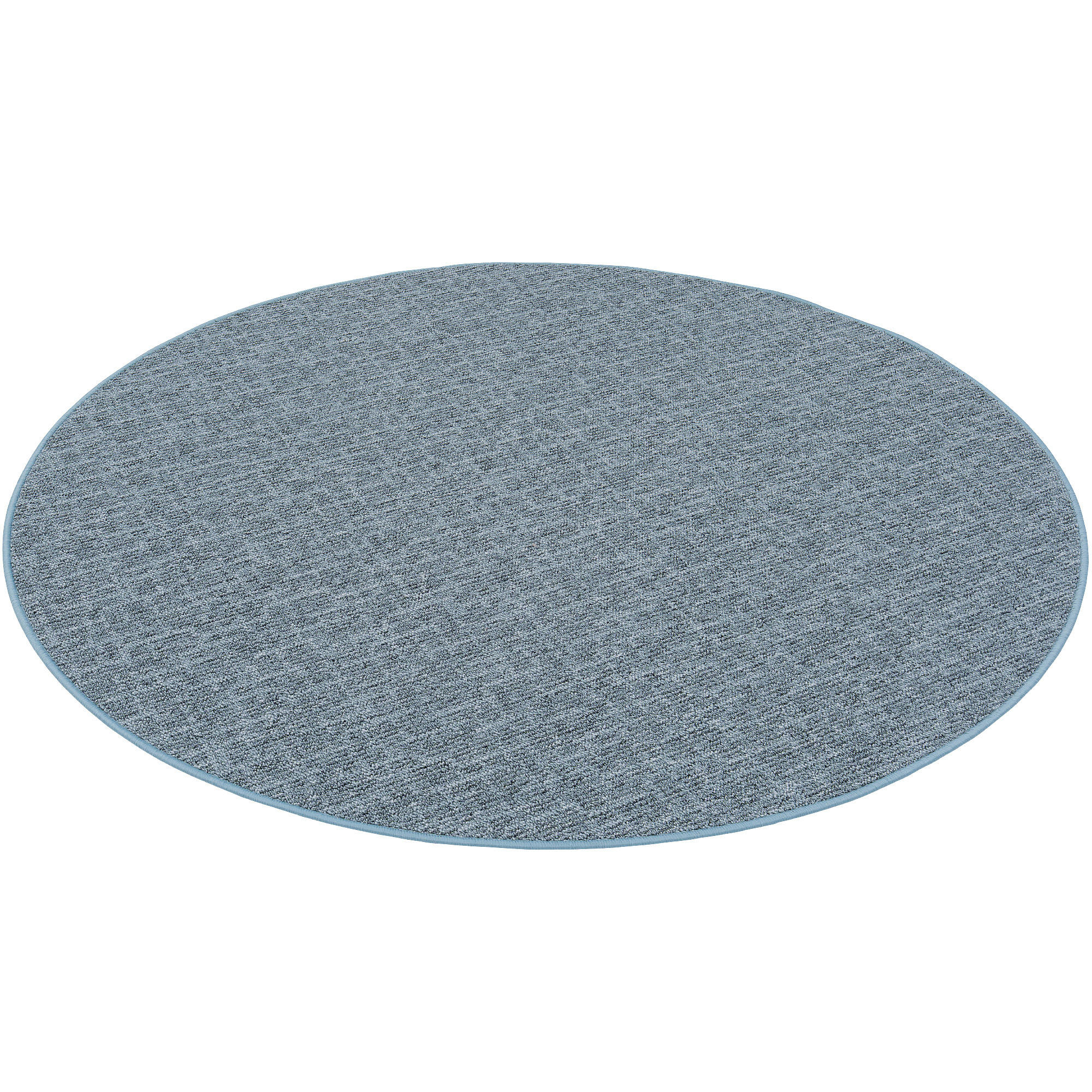 Thumbnail - Snapstyle Schlingen, Blau, Textil, 100x100 cm, Teppiche & Böden, Teppiche