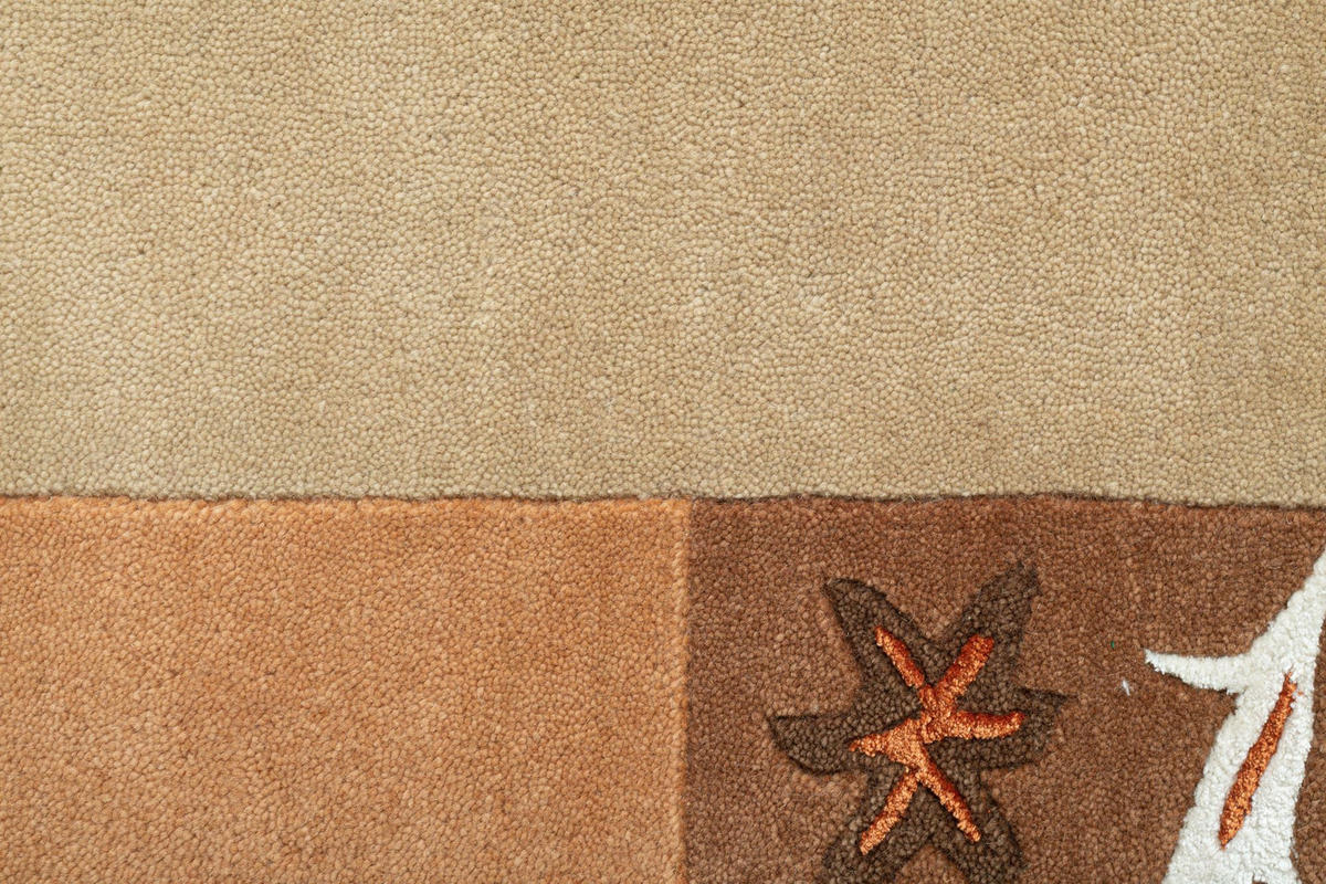 HANDTUFTTEPPICH Royal Ganges 240x300 cm - Honig, Textil (240/300cm) - THEKO