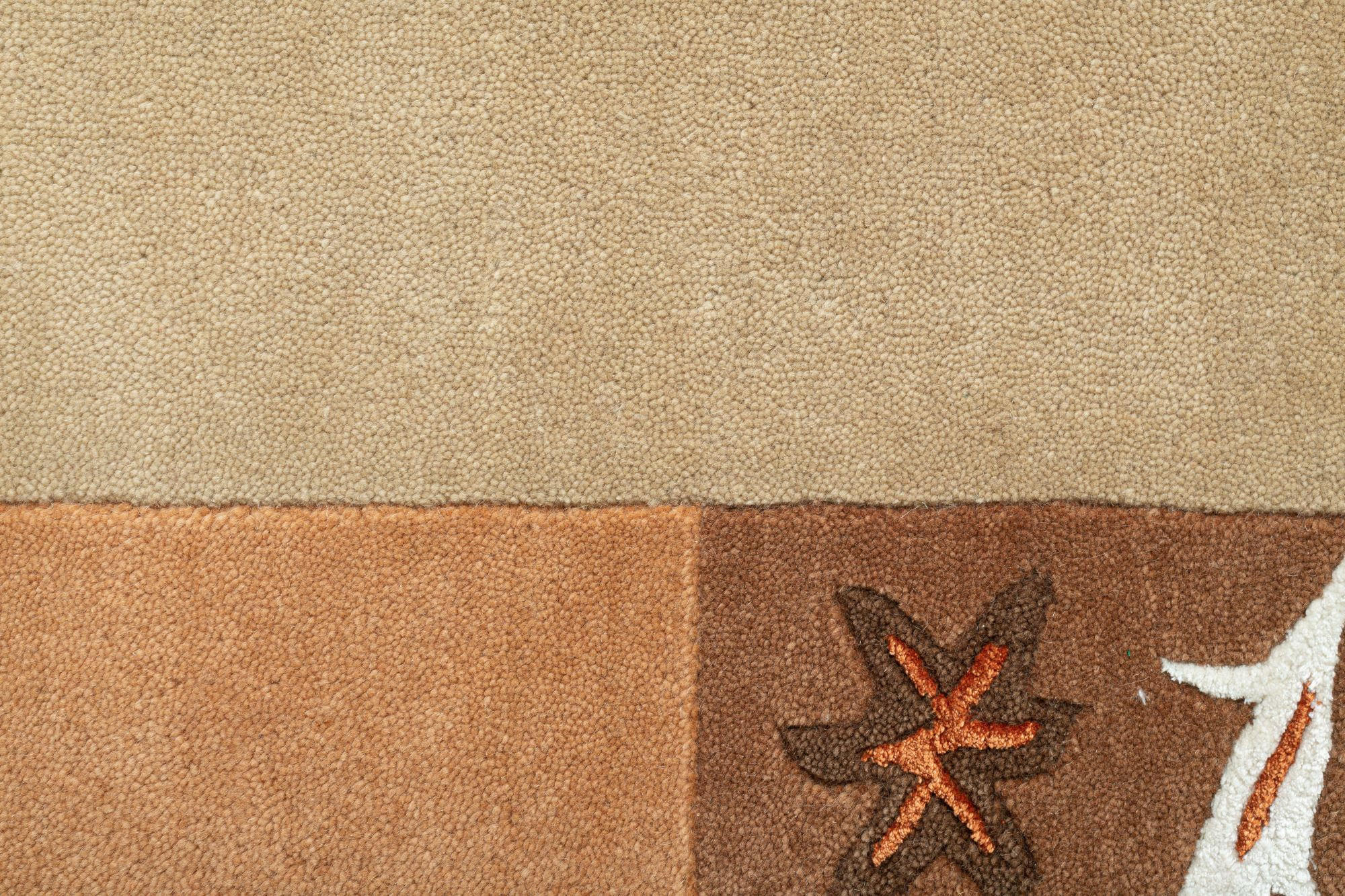 Thumbnail - Theko Handtuftteppich, Honig, Textil, Grafikmuster, Rechteckig, 240x340 cm, antistatisch, Teppiche & Böden, Teppiche, Ho...