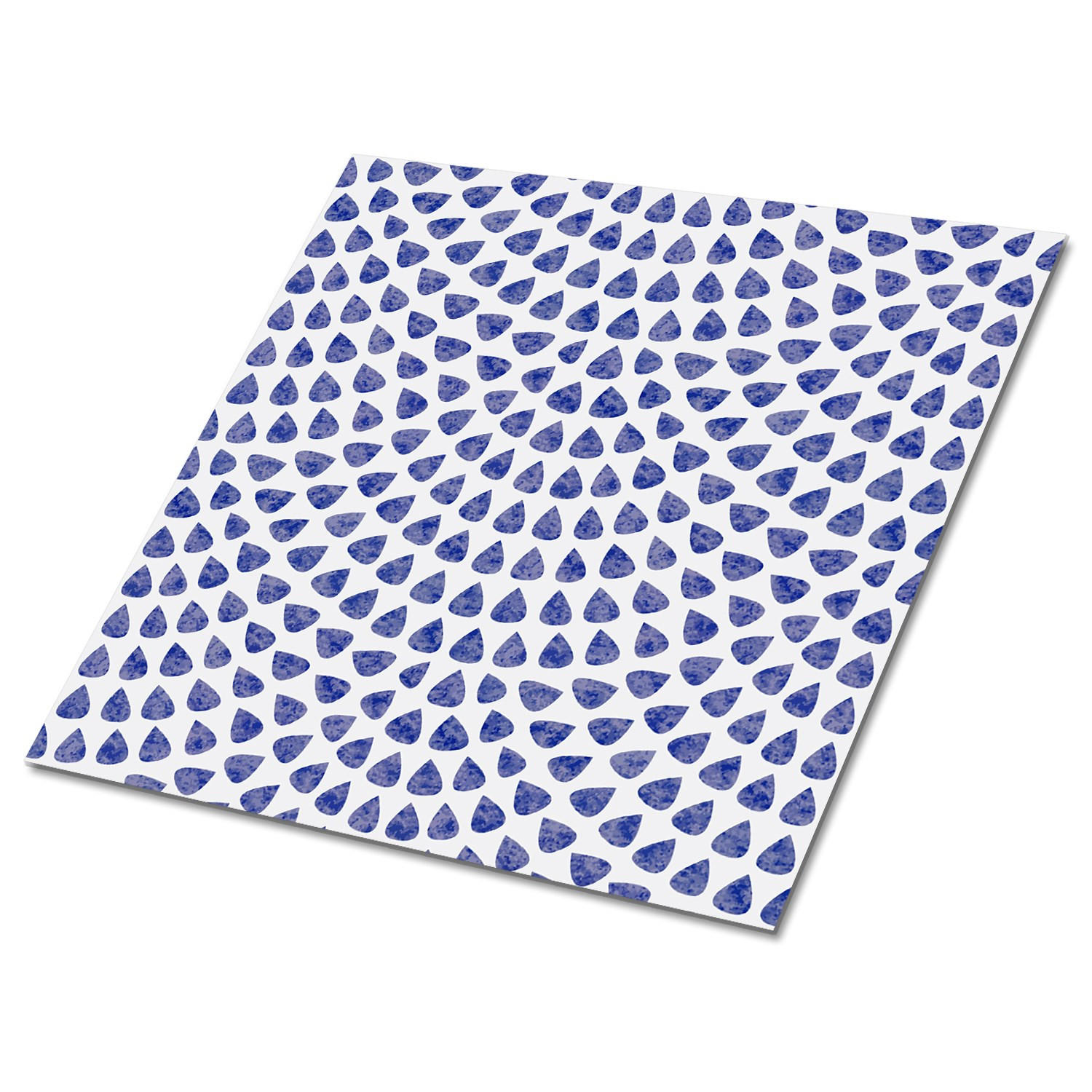 TULUP SAMOLEPICÍ OBKLADY NA STĚNU 9 ks 30x30 cm Kapky vody