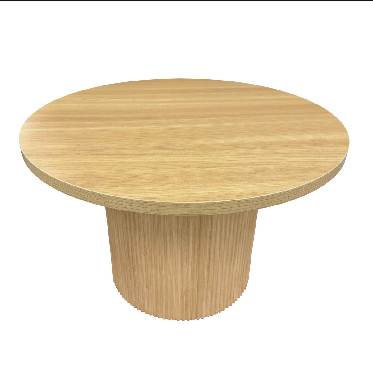 COUCHTISCH, helles Holzeffekt - Beige, Holz (70/70/45cm) - Oviala