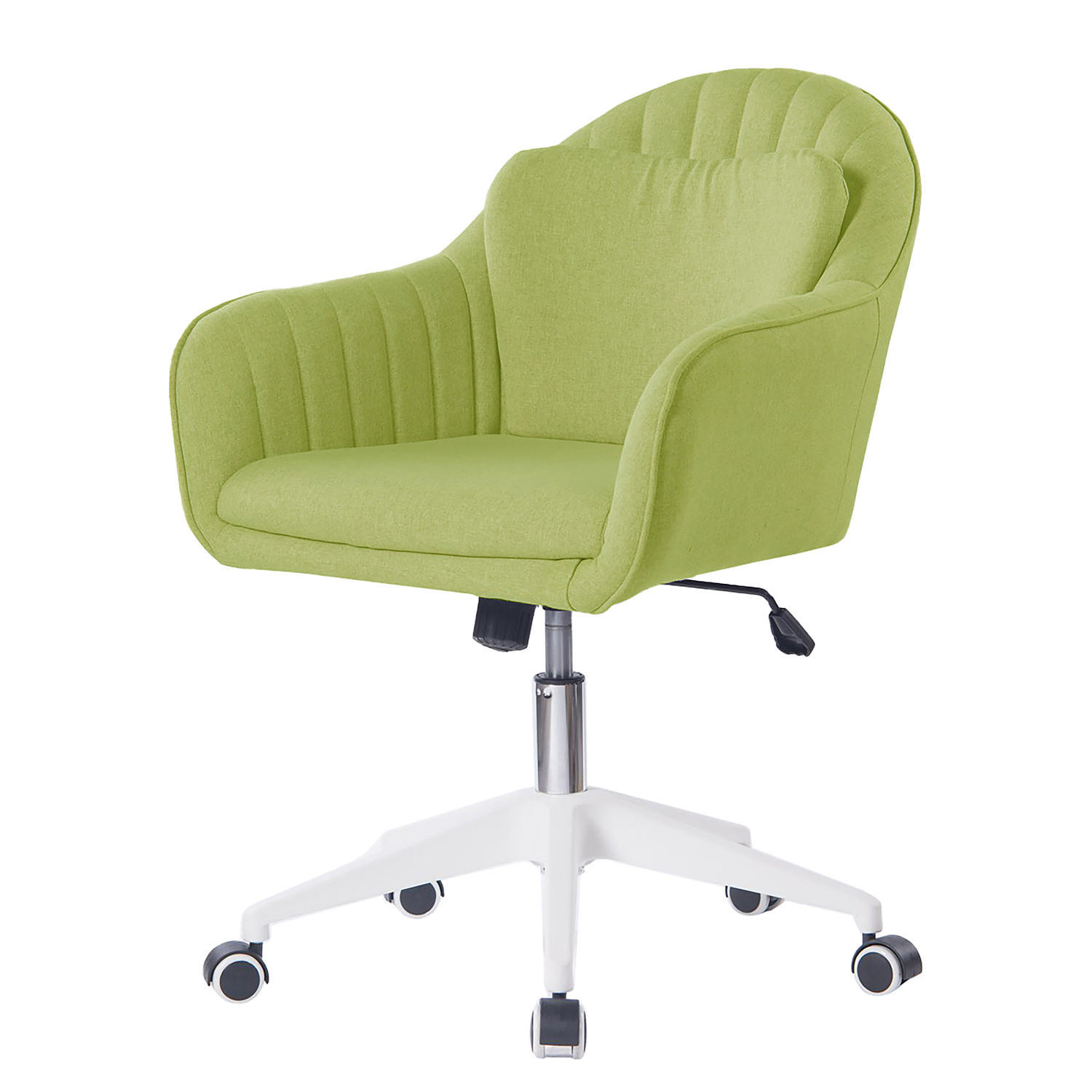 BÜRODREHSTUHL - Microfaser / Kunststoff - Olivgrün, Kunststoff (59/93/65cm) - home24