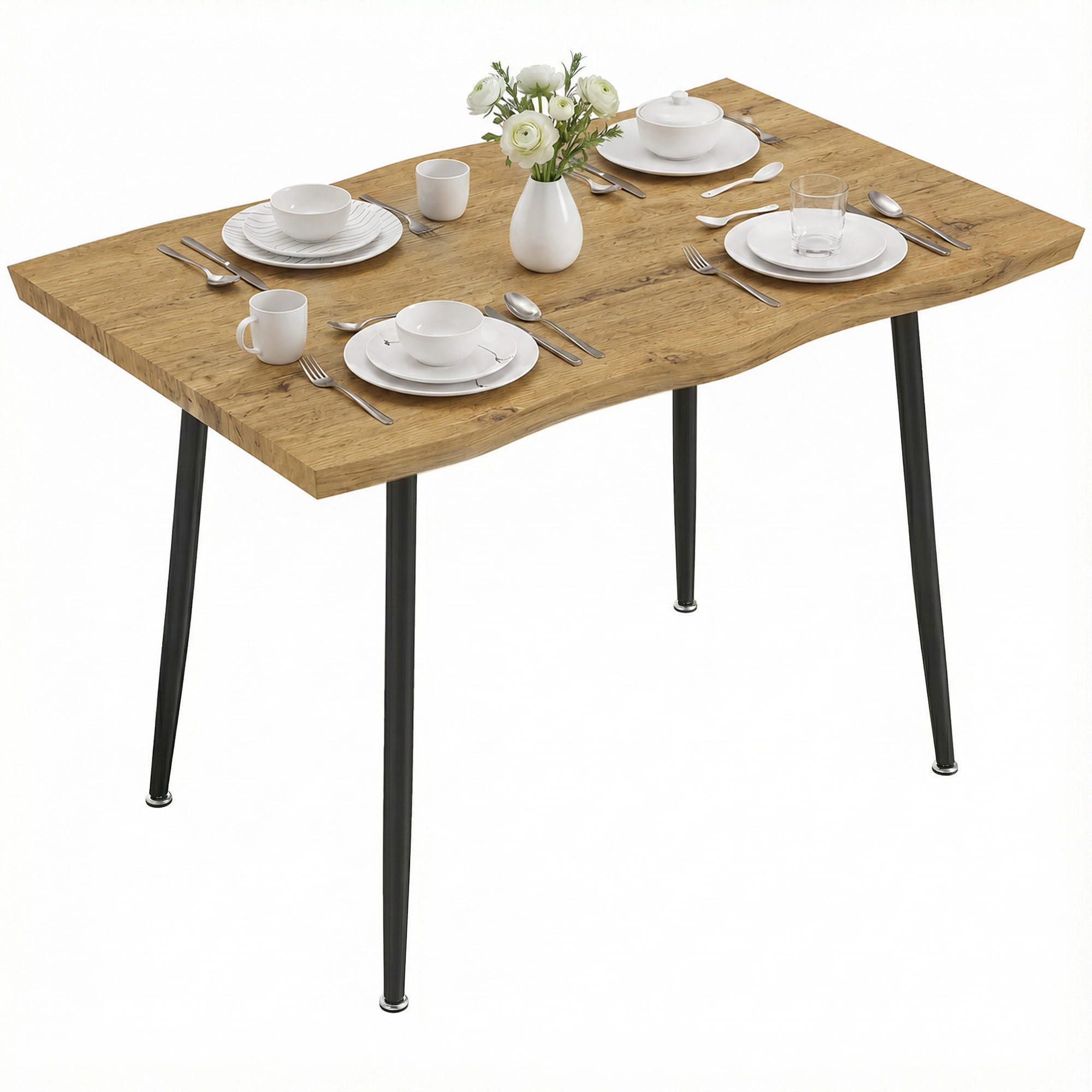 ESSTISCH Eichefarben 110.0/70.0/75.0cm - Eichefarben, Holzwerkstoff (110/70/75cm)
