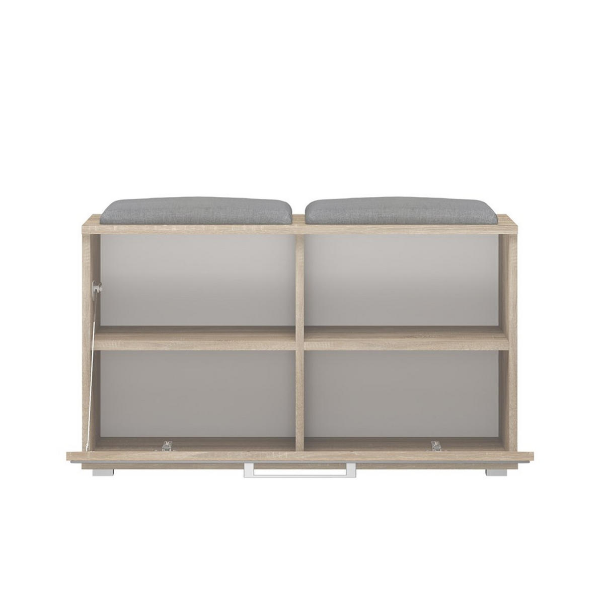 SCHUHSCHRANK Sonoma 85/45/35 - Sonoma Eiche, Holzwerkstoff (85/45/35cm) - RAUMHIRSCH FURNITURE