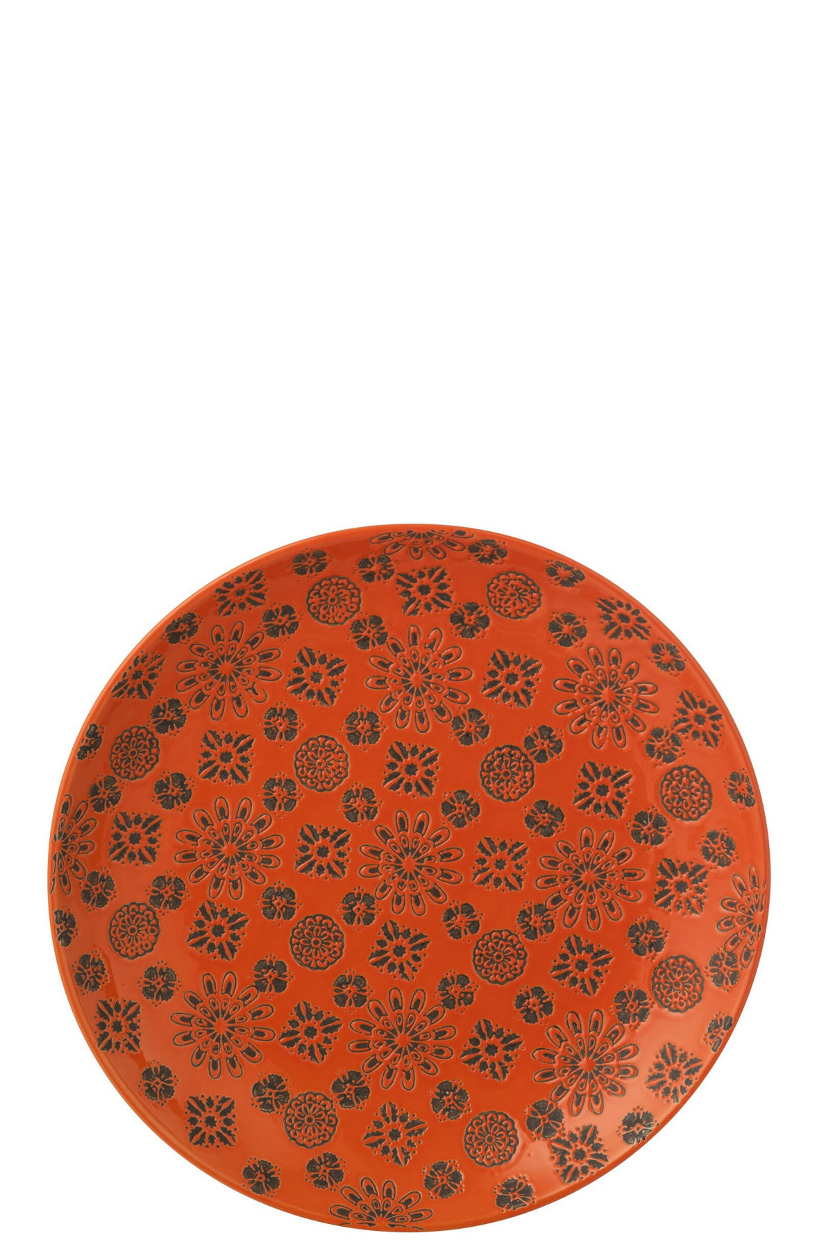 DEKORATIVER TOPF BILLY - Orange, Keramik (37/4cm) - J-Line