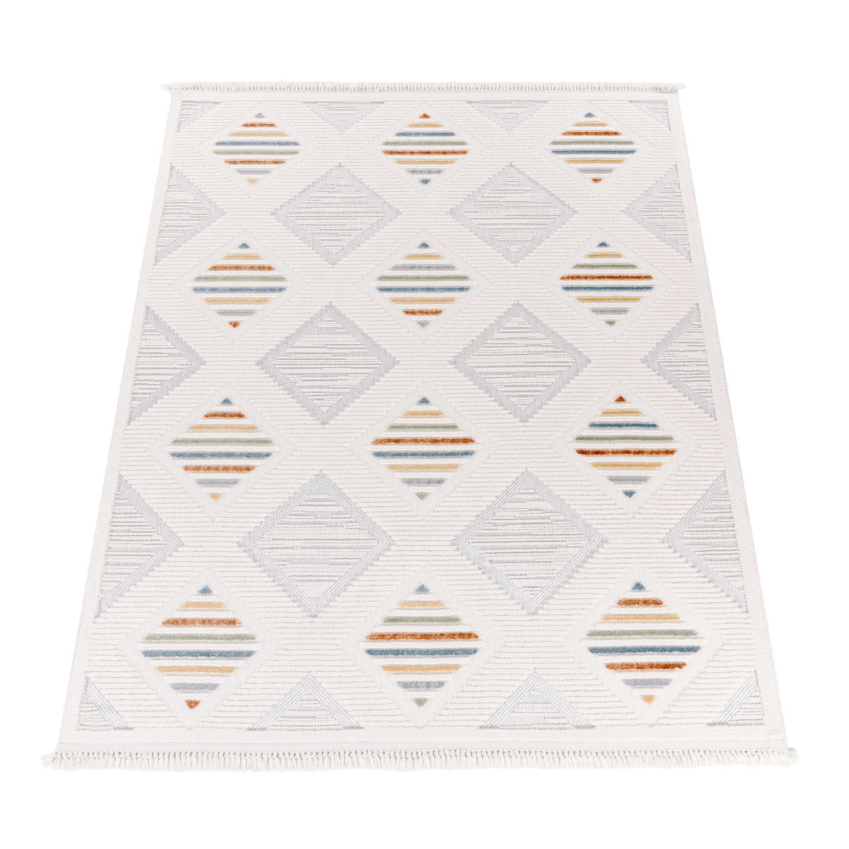 KURZFLORTEPPICH 160/160 cm Brisbane 597 - Multicolor, Textil (160/160cm) - Paco Home