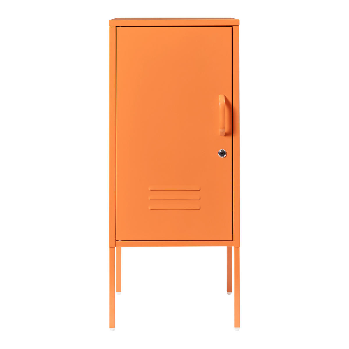 NACHTTISCH Hausjärvi - Orange, Metall (35/82/35cm) - [en.casa]