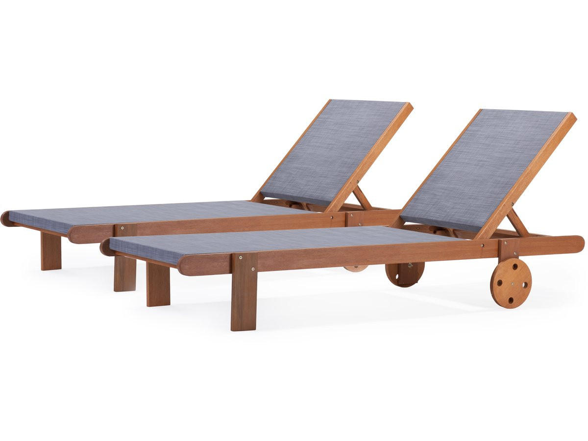 SONNENLIEGE saïgon Grau - Grau, Metall (71/80/193cm) - Habitat Garten