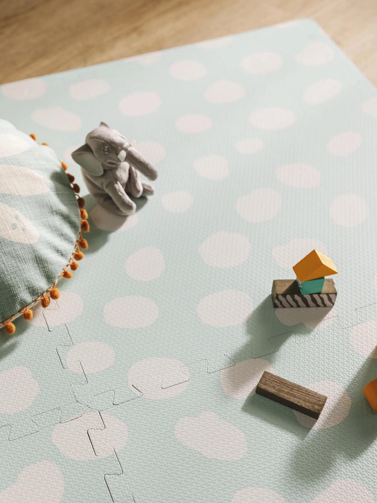 SPIELMATTE Savannah Mint 120x180 cm - Mintgrün, Textil (120/180cm) - Lytte