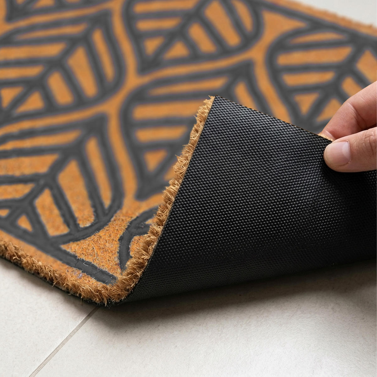 ROHOŽ - viacfarebná, textil/plast (60/40cm) - Relaxdays