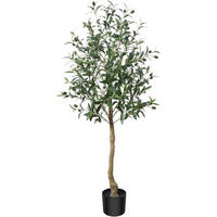 PFLANZE künstlicher Olivenbaum 120 cm - Grün, Kunststoff (120cm)