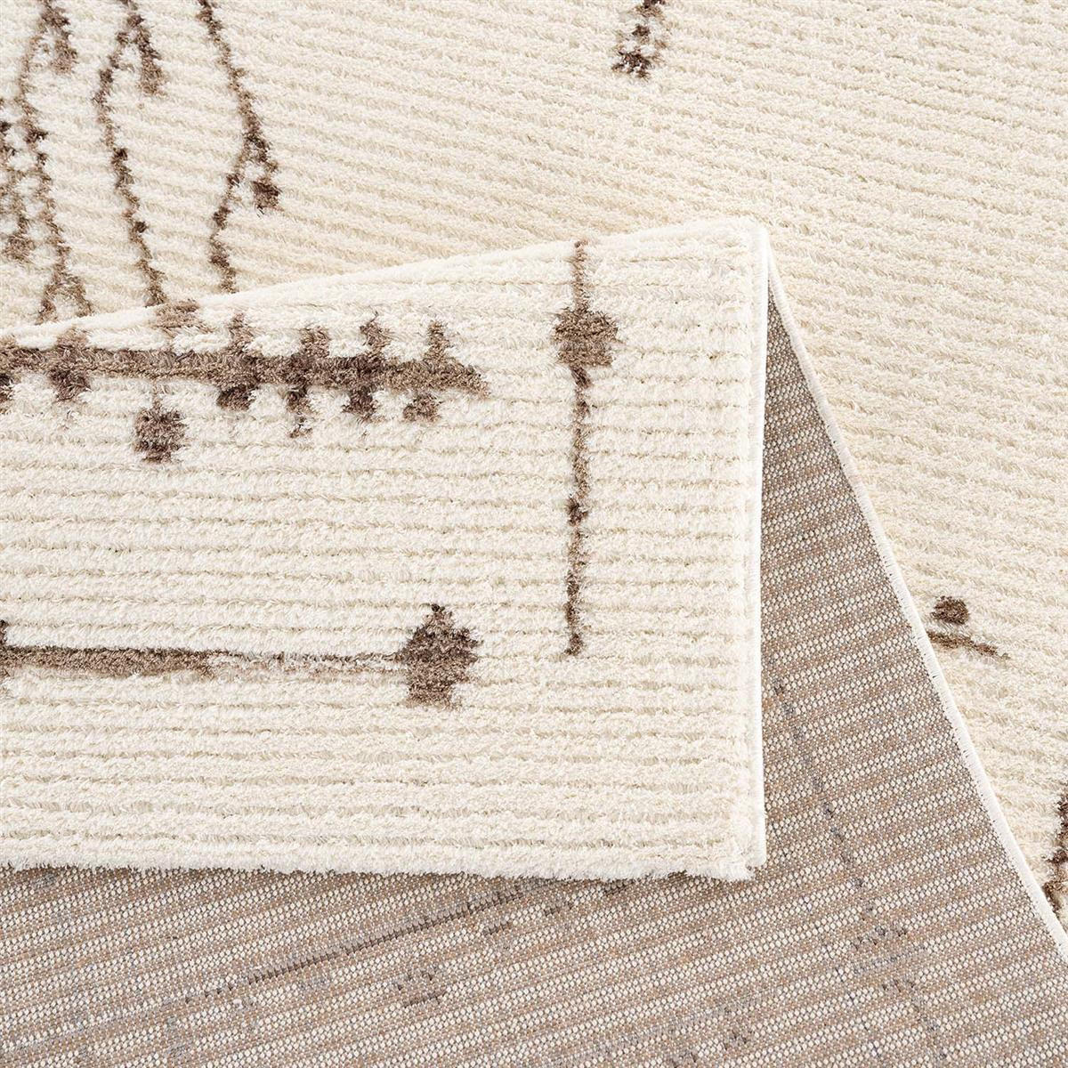 KURZFLOR-TEPPICH April 2308 Creme 160x230 cm - Creme, Textil (160/230cm) - carpet city