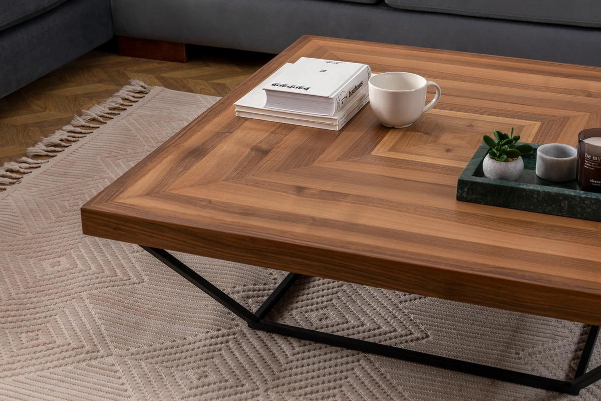 COUCHTISCH cora Braun - Braun, Holz (100/100/32cm) - Habitat Garten