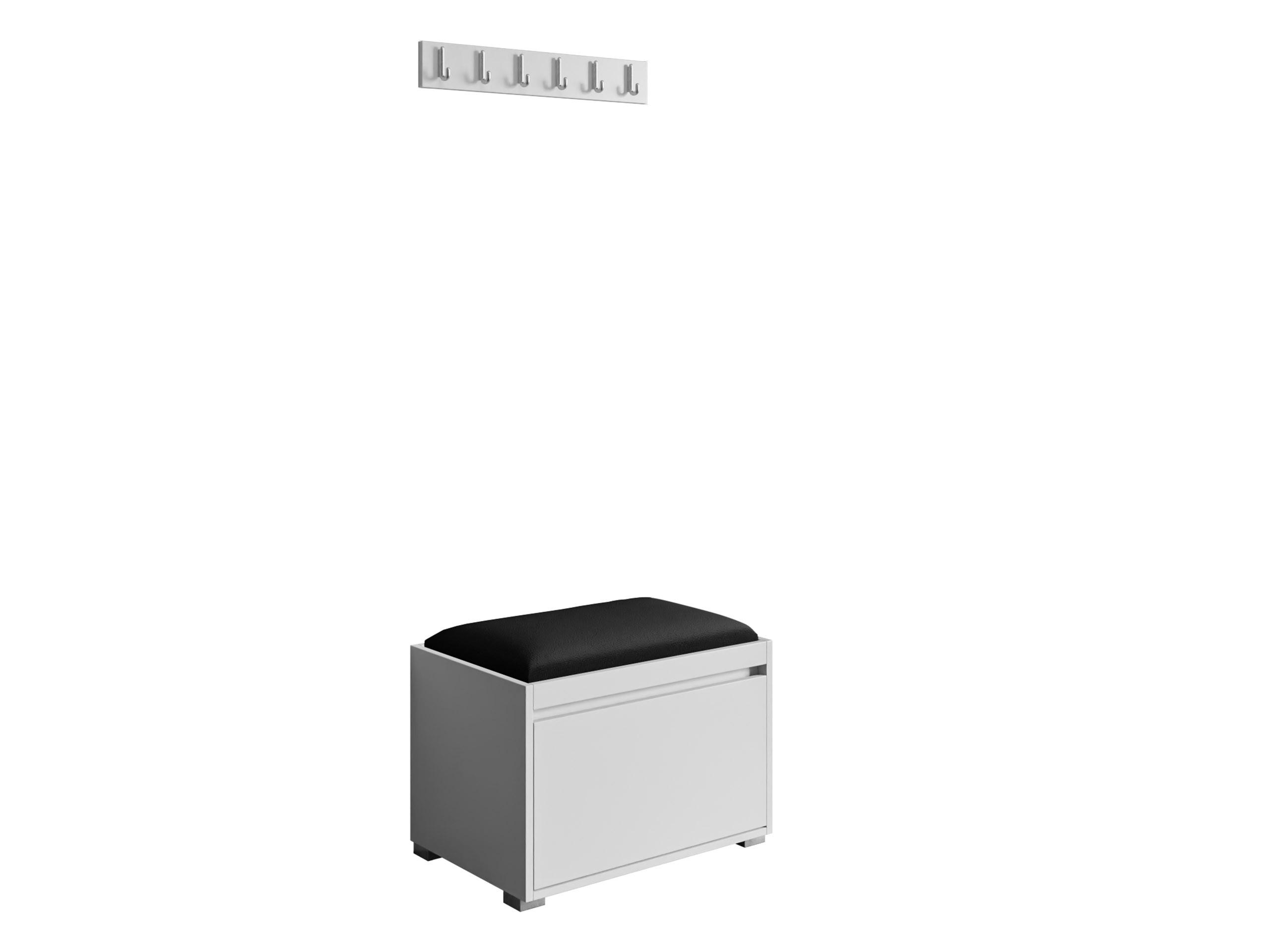 Mirjan24 Garderoben-Set Schwarz 64.5x45x34 cm