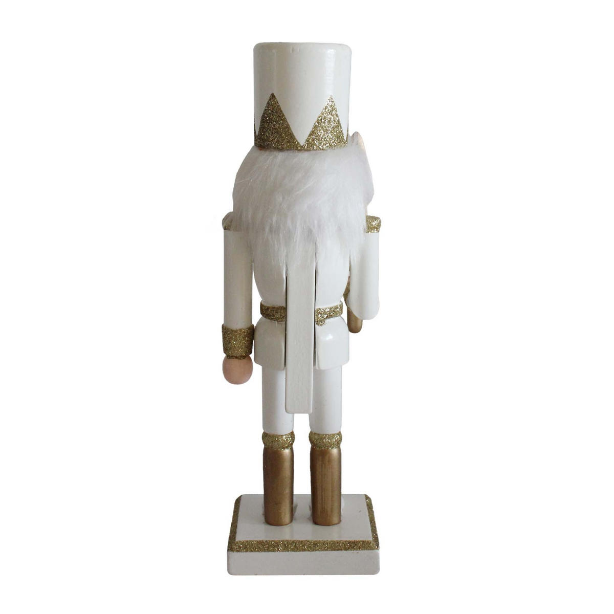 NUSSKNACKER Dekofigur 25 cm - Weiß, Holz (6.5/25/7.5cm) - Mobili Rebecca