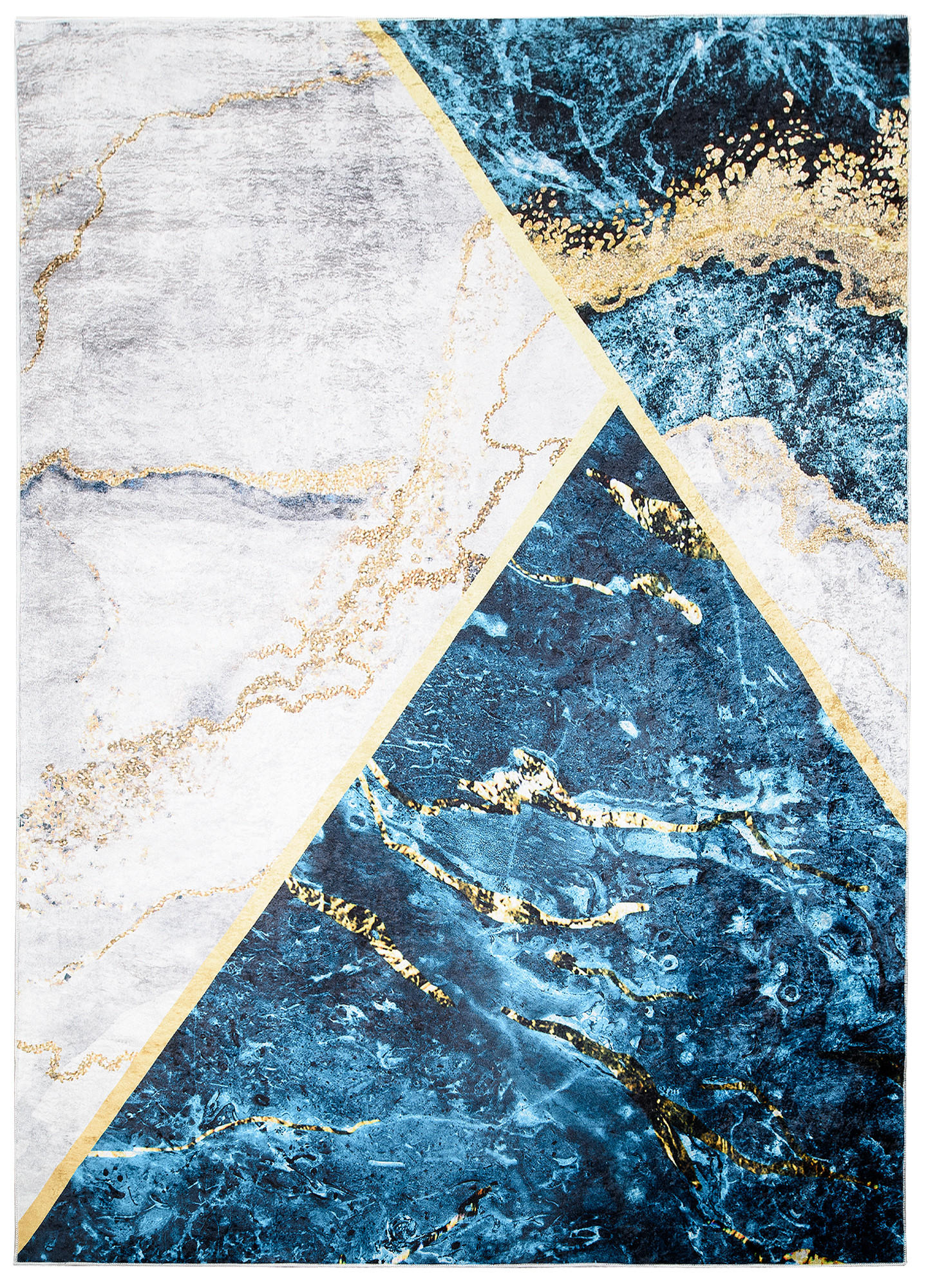 TEPPICH TOSCANA Dunkelblau 80/150 cm - Dunkelblau, Textil (80/150cm) - Tapiso