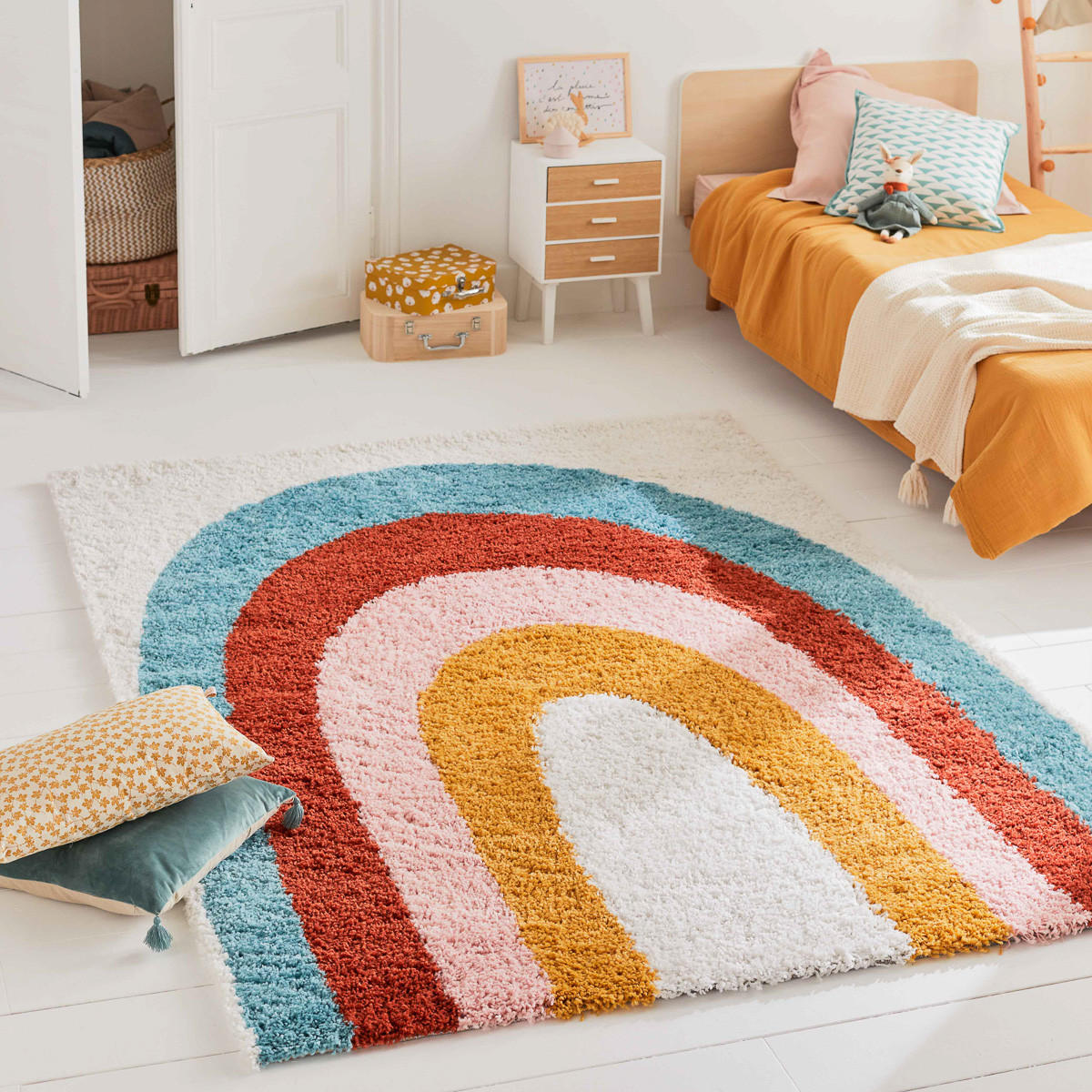 KINDERTEPPICH 120/160 cm Aquarelle Mehrfarbig - Multicolor, Textil (120/160cm) - Nazar Rugs