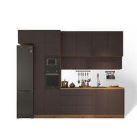 KÜCHENZEILE 400 - Langen KL4-M400 in Grau/Matt - Grau, Holz (400/248/58cm)