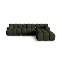 SOFA modular Bellis aus 3D-Stoff Amazonasgrün 4 Sitzplätze - Waldgrün, Textil (188/70/282cm) - Micadoni