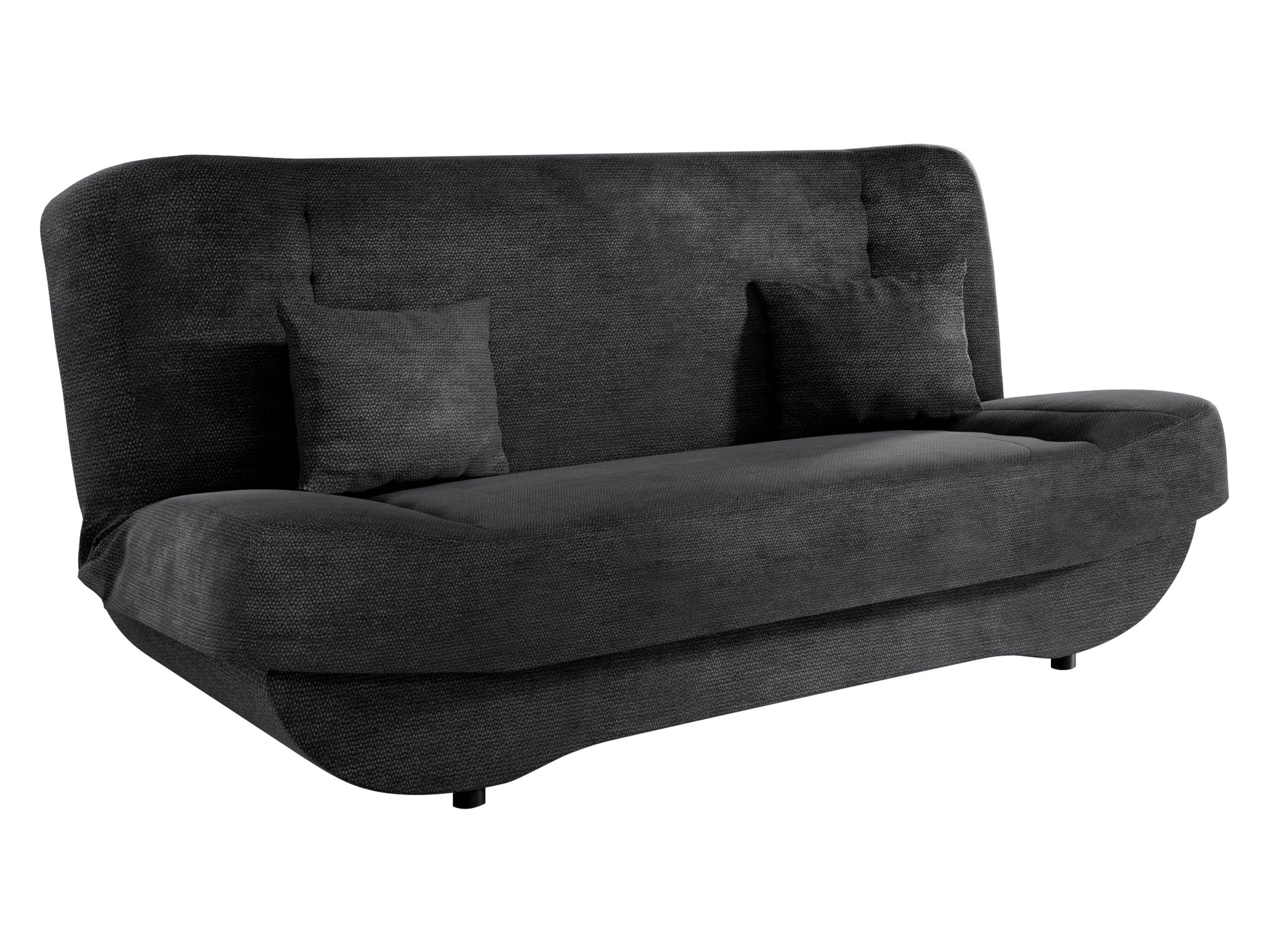 SCHLAFSOFA Pinto - Anthrazit/Schwarz, Holzwerkstoff/Kunststoff (190/94/90cm) - MIRJAN24