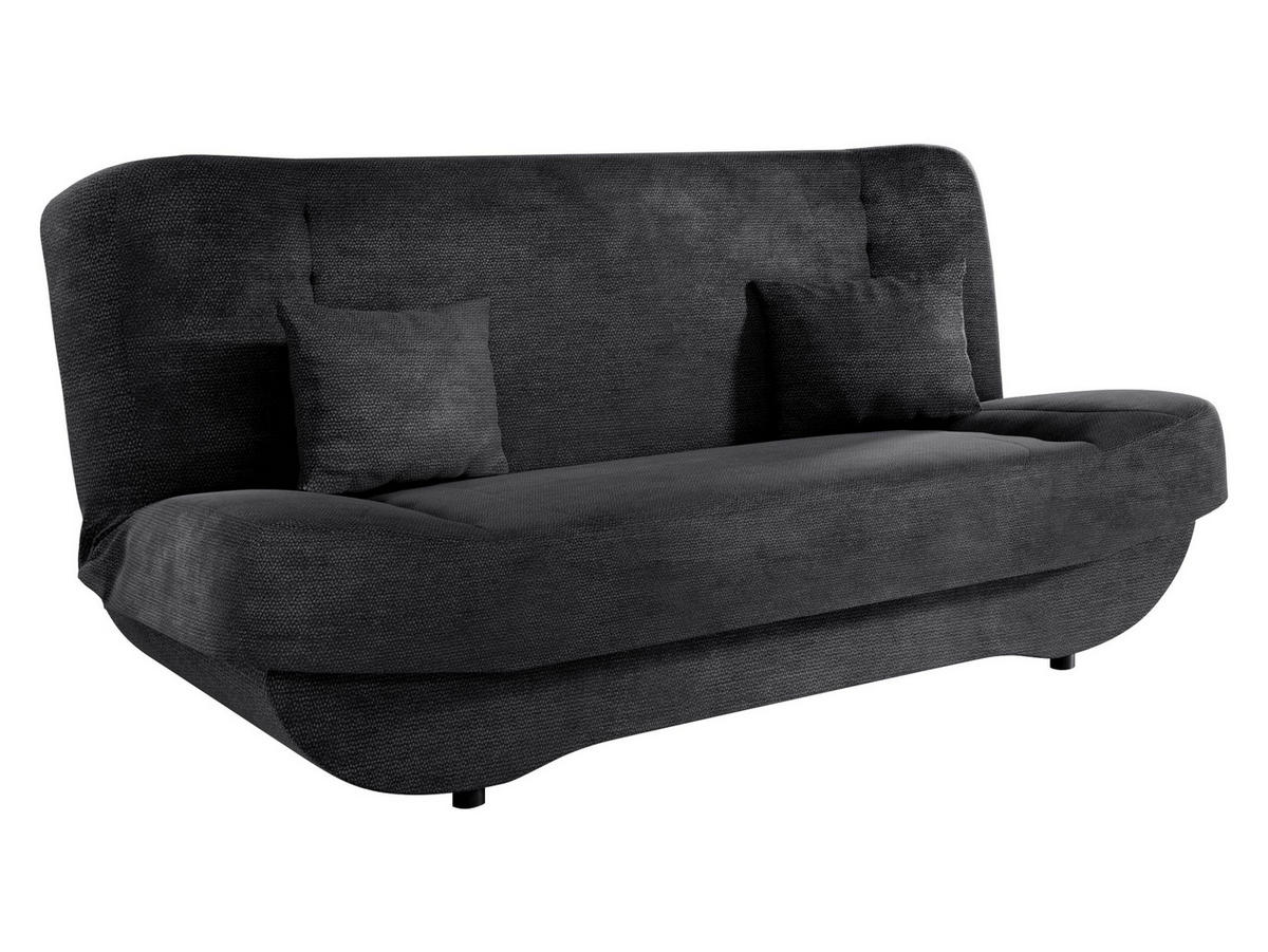 SCHLAFSOFA Pinto - Anthrazit/Schwarz, Holzwerkstoff/Kunststoff (190/94/90cm) - MIRJAN24