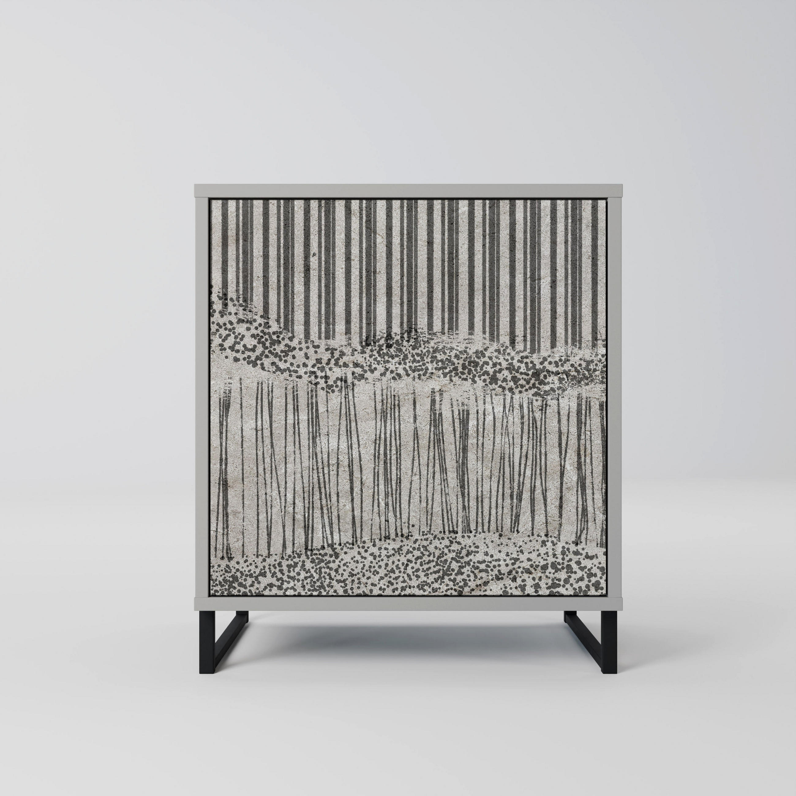 SpaceRebels Sideboard Grau 57.5x67.5x42 cm