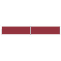 SEITENMARKISE Ausziehbar Rot 180x1200 cm - Rot, Textil (1200/180/1200cm) - furnicato