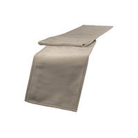 XL-TISCHBAND Samt&Sonders taupe 220/18 cm - Taupe, Textil (18/220cm) - beties Heimtextil