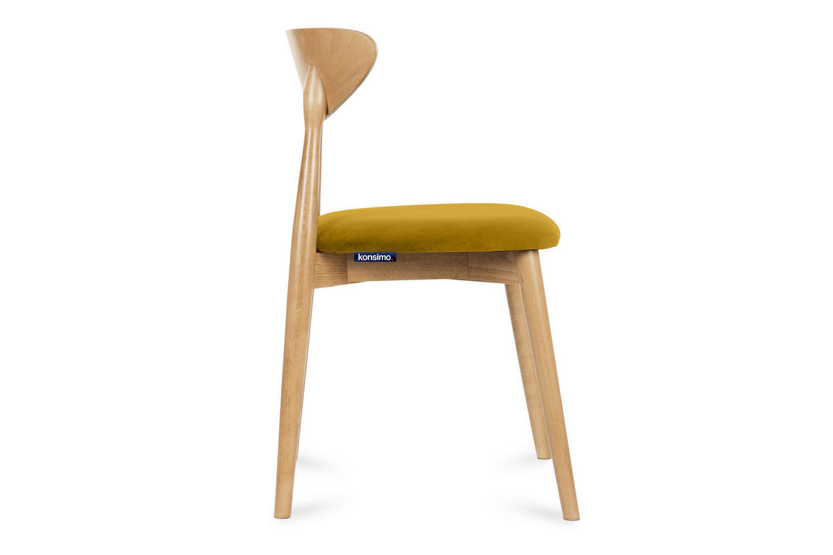 ESSZIMMERSTÜHLE RABI (2er-Set), Honig / Eiche hell - Eichefarben/Honig, Holz/Buchenholz (47/79/45cm) - KONSIMO®