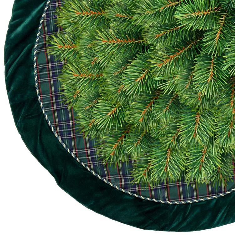 TREPPENROCK Tirza - Grün - 105 Ø// cm - Grün, Textil (105/105/105cm) - Unique Living