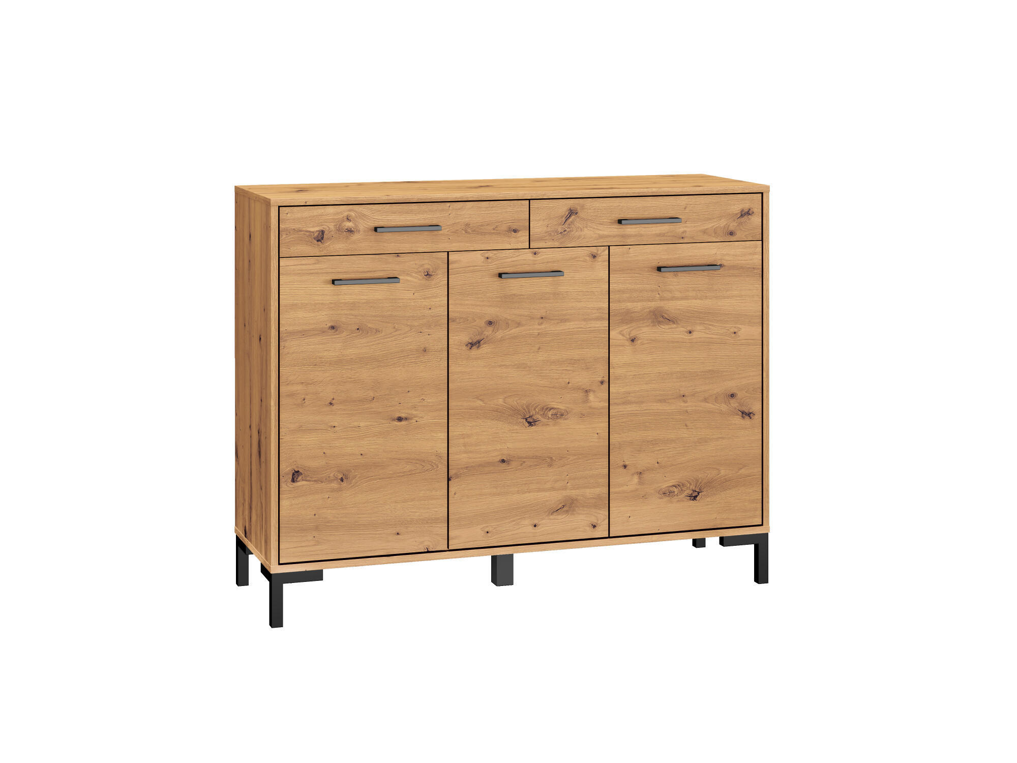 SIDEBOARD NEVIO Beige 120x34x94 cm - Beige, Holzwerkstoff (120/94/34cm) - FURNLUX