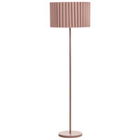 STEHLAMPE Hellbraun Lourens - Braun, Metall (47/47/155cm) - Beliani