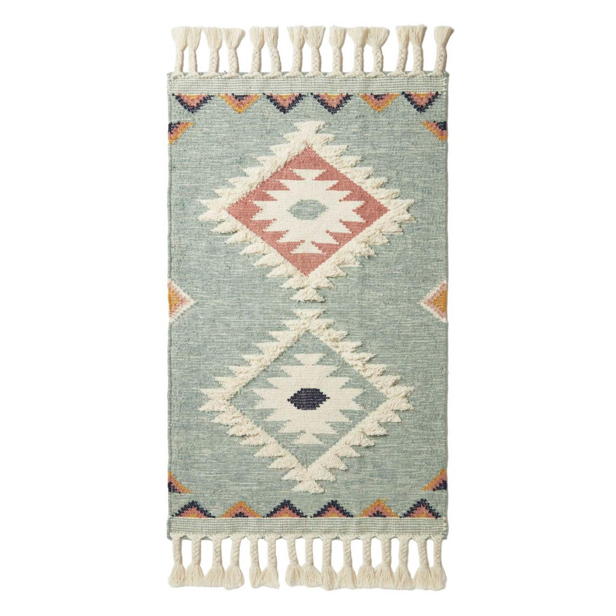 KELIM-TEPPICH Tenali handgewebt 90/150 cm - Multicolor, Textil (90/150cm) - Homescapes