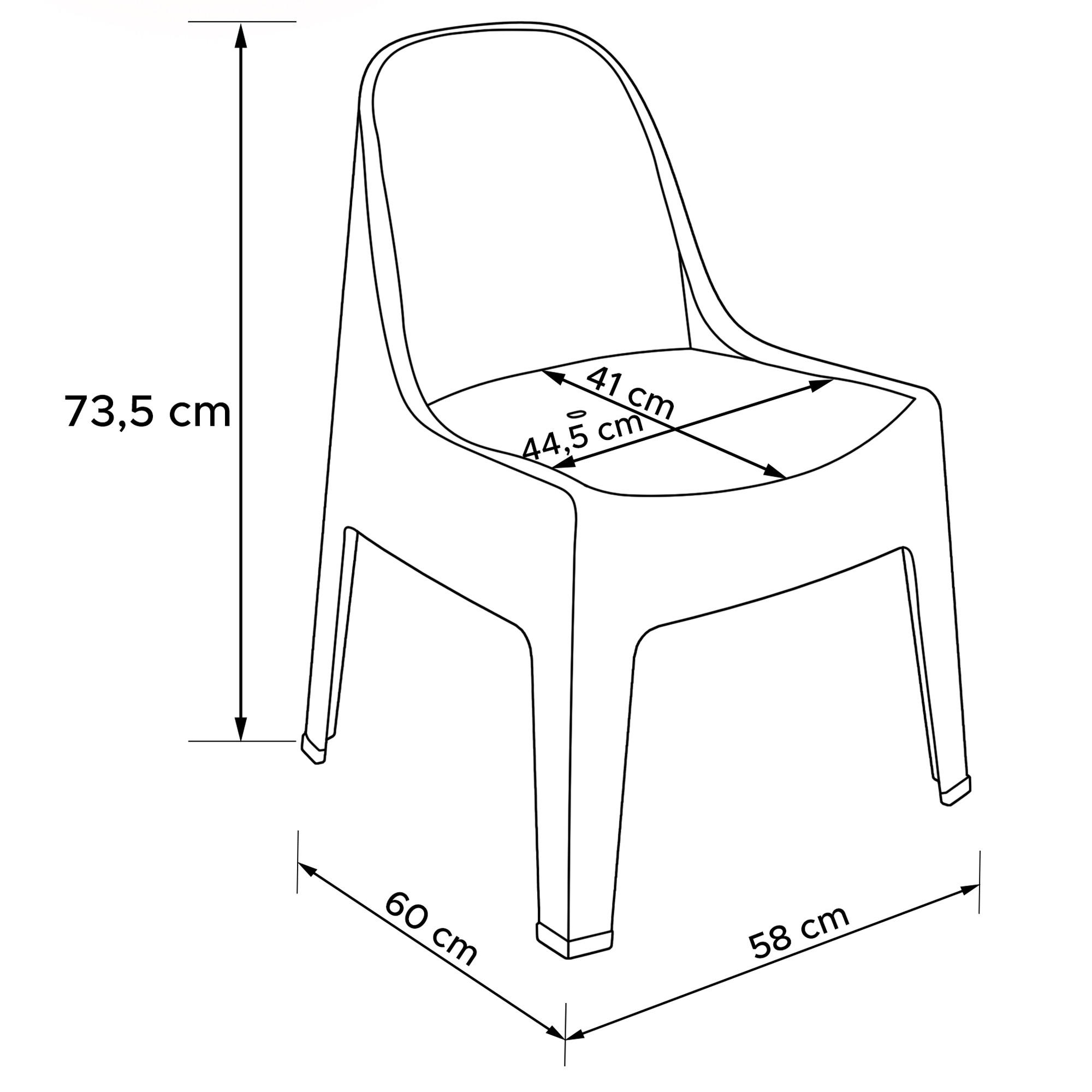 Thumbnail - Konsimo® Gartenmöbel-Set, Weiß, Kunststoff, Gartenmöbel, Gartenmöbel-Sets
