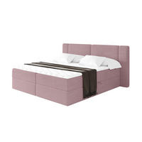 BOXBETT mit Matratze H3 - EVON - 140x200 cm Rosa - Rosa, Holzwerkstoff (140/200cm) - ALTDECOR