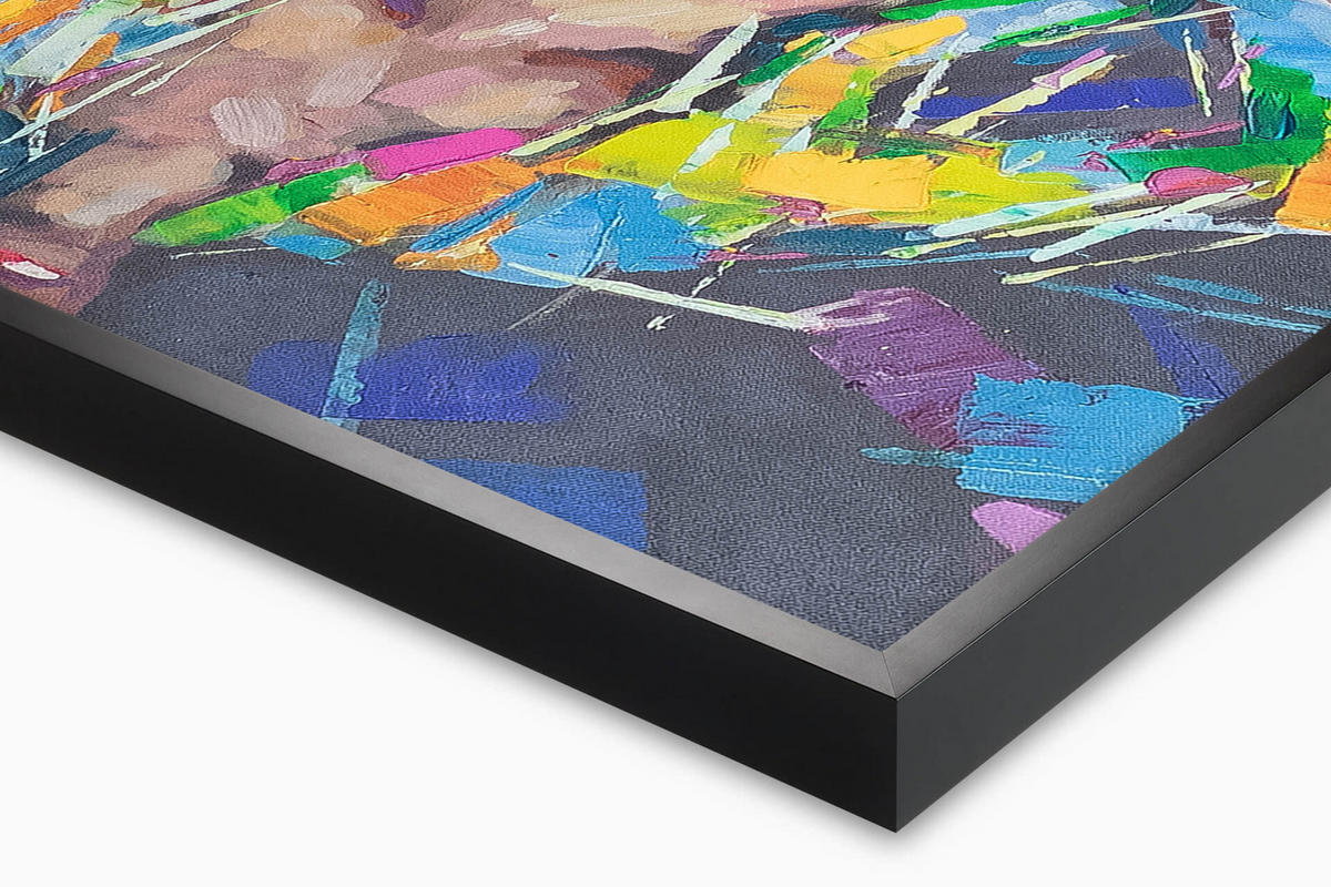 RUČNE MAĽOVANÝ AKRYLOVÝ OBRAZ 40/120 cm, hnedý, abstraktný dekoratívny motív - hnedá/viacfarebná, drevo/textil (40/120cm) - KUNSTLOFT