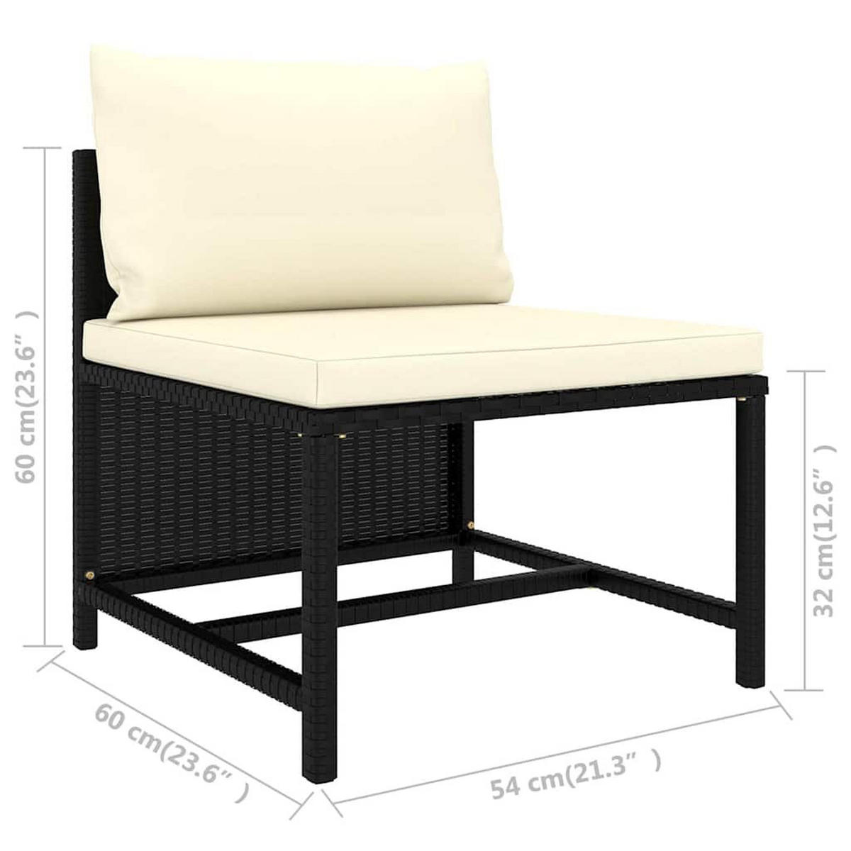 GARTENSET Relvas 12-teilig - Schwarz, Metall - Nettlife
