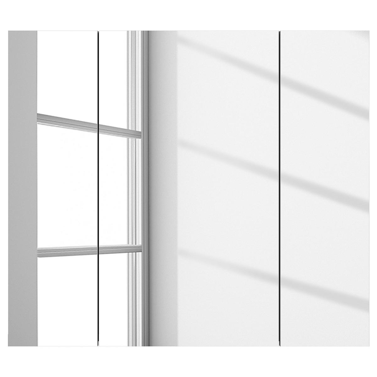 SPIEGELSCHRANK - Spanplatte - Schwarz, Holzwerkstoff (80/70/20cm) - home24