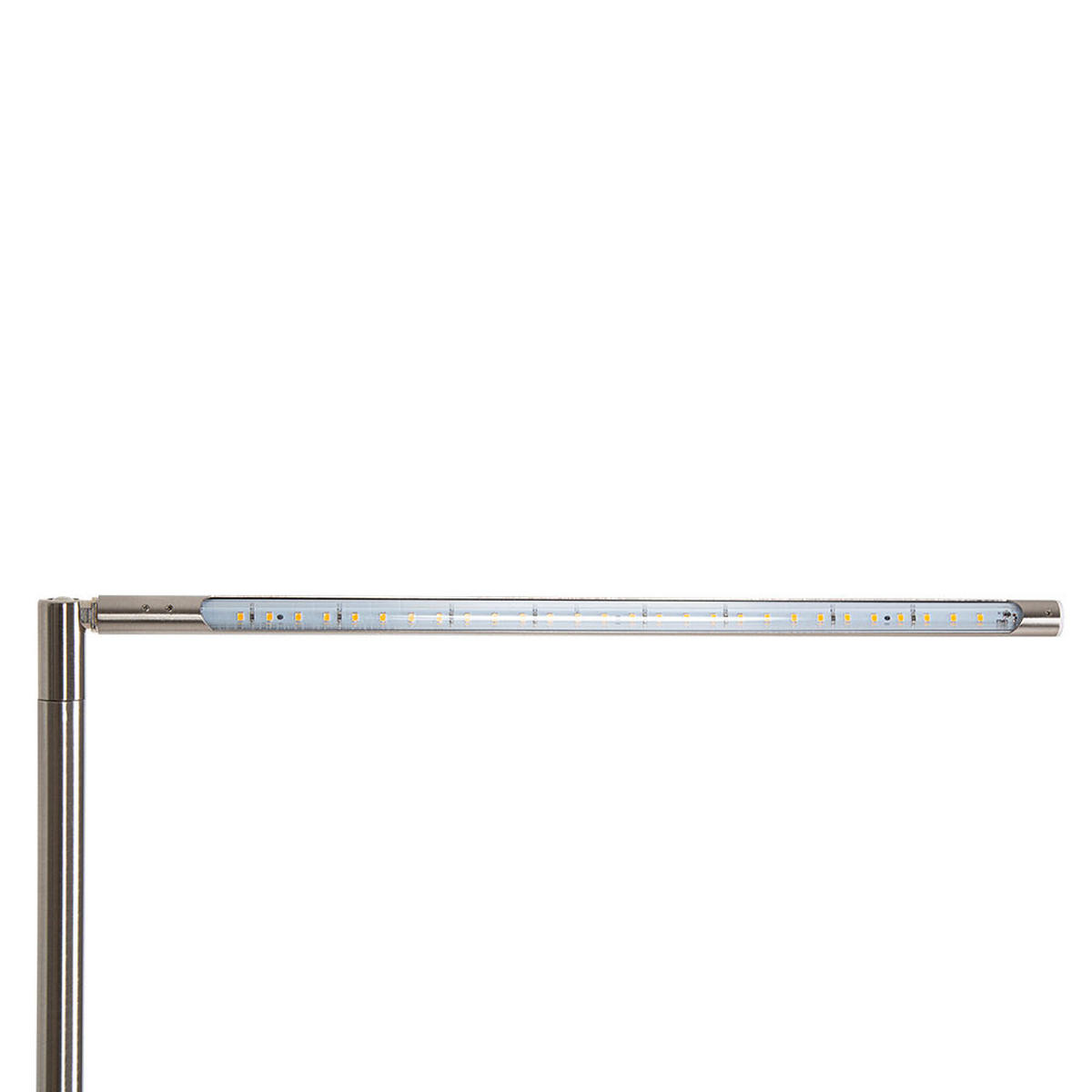 LED TISCHLEUCHTE CARLO Metall nickel-matt, dimmbar - Silberfarben, Metall (15.5/40/40cm) - Nowa