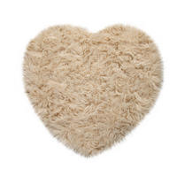 HOCHFLORTEPPICH 80/75 cm Playa 960 - Creme, Textil (80/75cm) - Paco Home