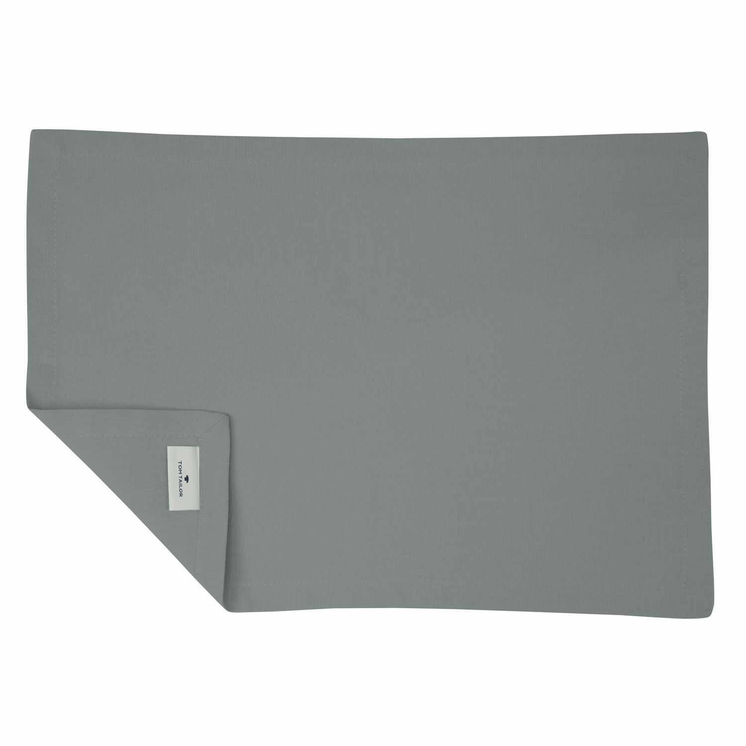 TISCH-SET 6 TEILIG DOVE - Edelstahlfarben, Textil (35/50cm) - Tom Tailor