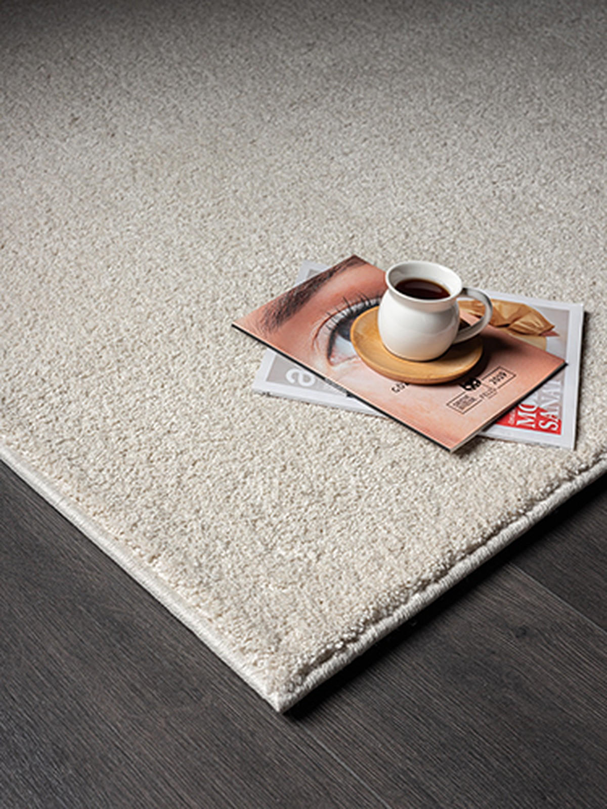 HOCHFLORTEPPICH Uni BORMIDA Polypropylen Creme 160 x 230 cm - Beige, Textil (160/230cm) - KADIMA DESIGN