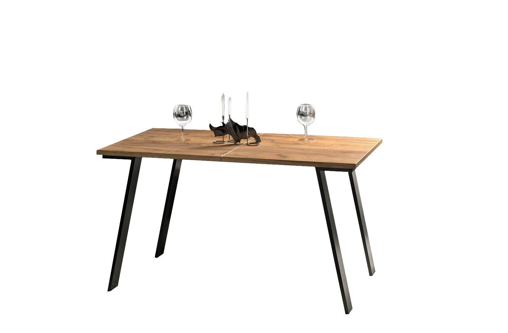 ESSTISCH Liwia ausziehbar bis 210 cm - Eiche Bianco, Holzwerkstoff (130/80/76cm) - Endo-Moebel