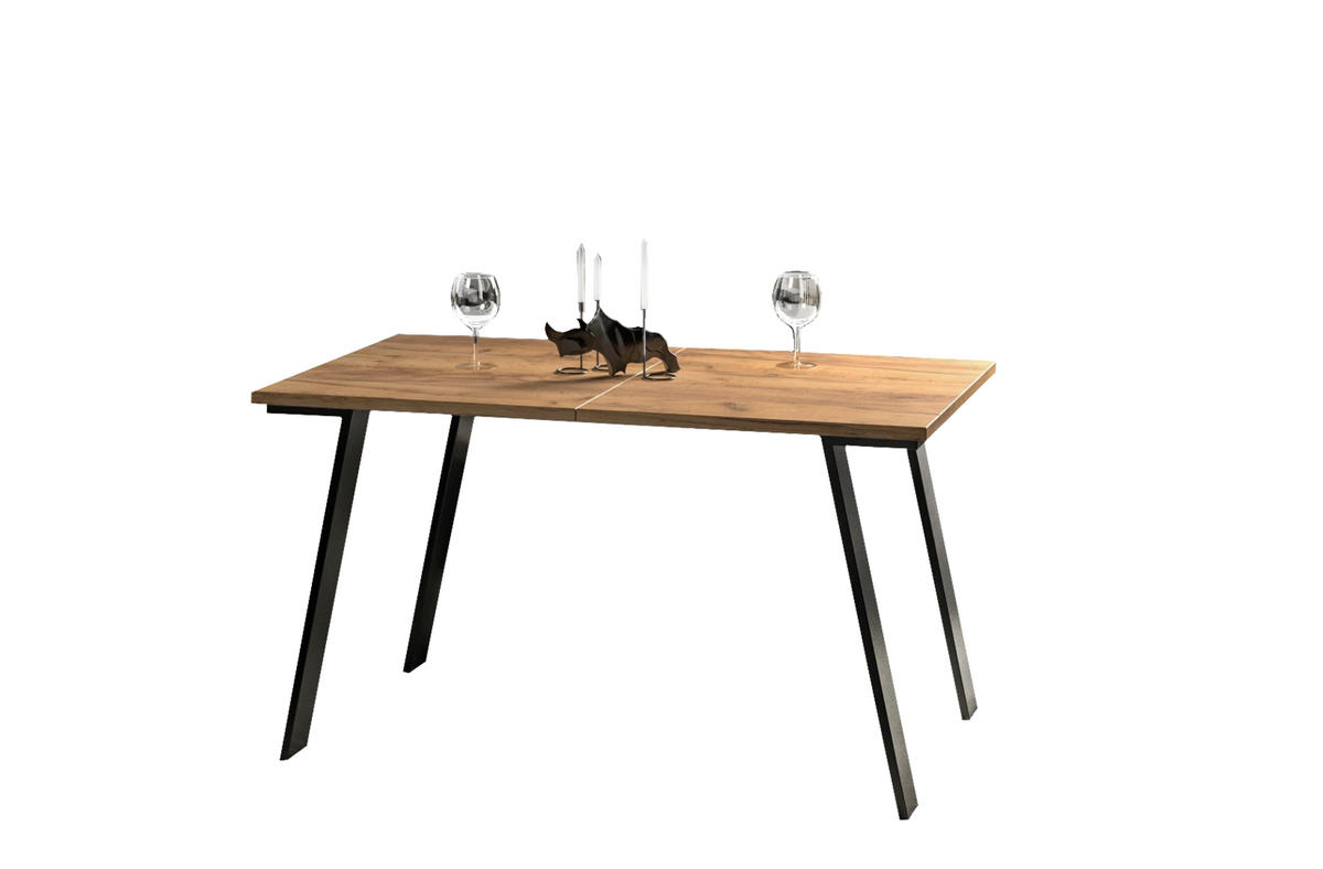 ESSTISCH Liwia ausziehbar bis 210 cm - Eiche Bianco, Holzwerkstoff (130/80/76cm) - Endo-Moebel