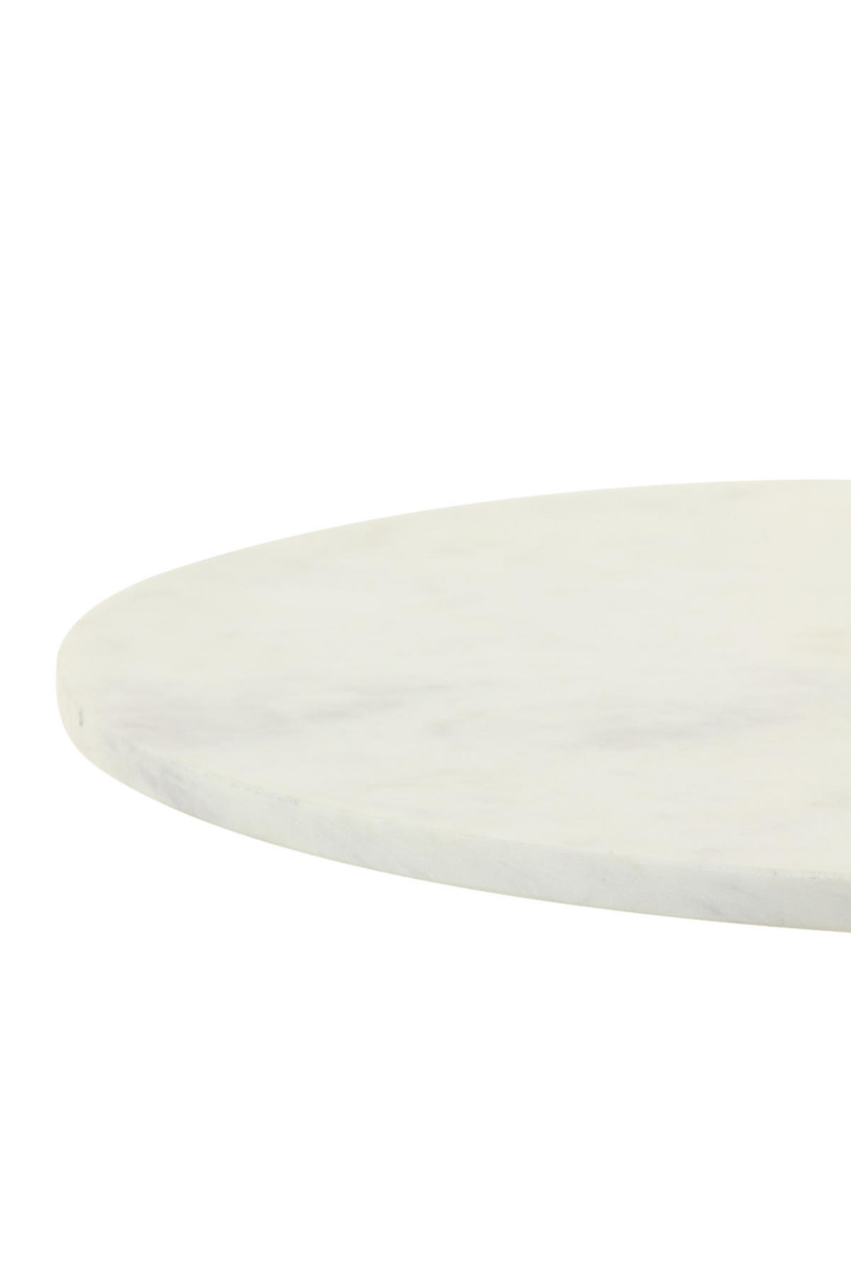 BEISTELLTISCH Rickerd Weiß Ø48/53 cm - Weiß, Metall (48/48/53cm) - Light & Living