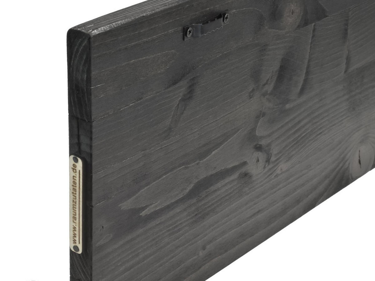 WANDBILD Orcas Holz 80/20 cm - Creme/Braun, Holz (2.5/20cm) - Raumzutaten