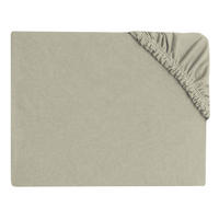 SPANNBETTLAKEN, 100x200 cm, 100% Baumwolle, Grau - Hellgrau, Textil (100/200cm) - Zollner