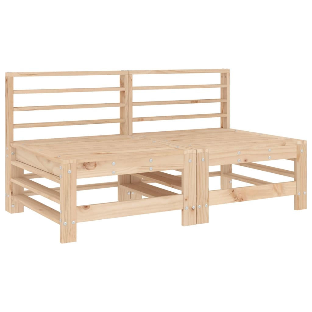GARTENSOFA PYVOM 63.5/57.5/60 cm （2-SITZER） - Braun, Holz (63.5/57.5/60cm) - ZMH